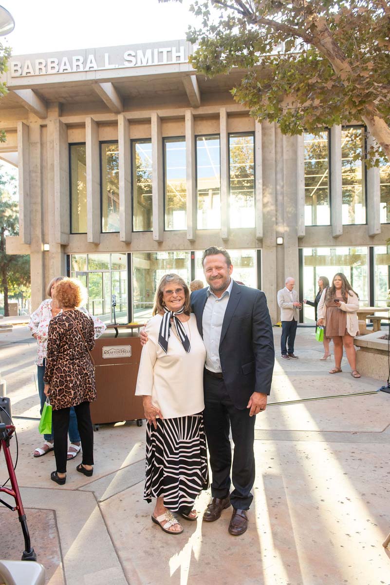 Attendees enjoying the naming ceremony