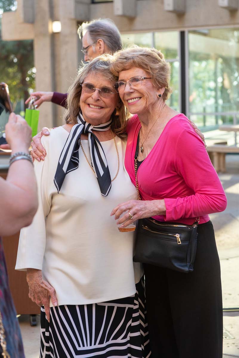 Attendees enjoying the naming ceremony