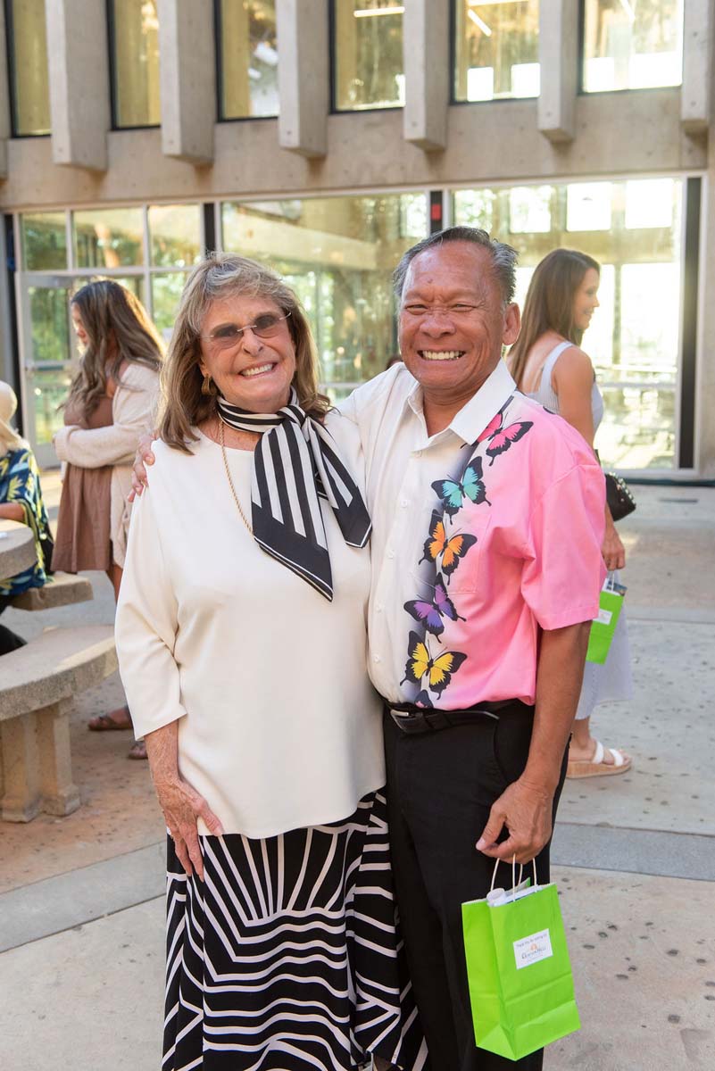 Attendees enjoying the naming ceremony