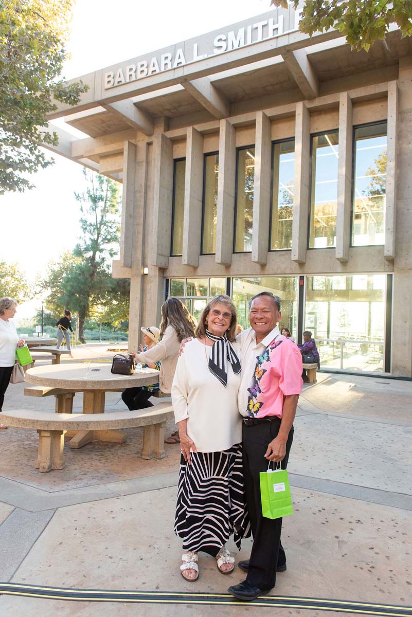 Attendees enjoying the naming ceremony