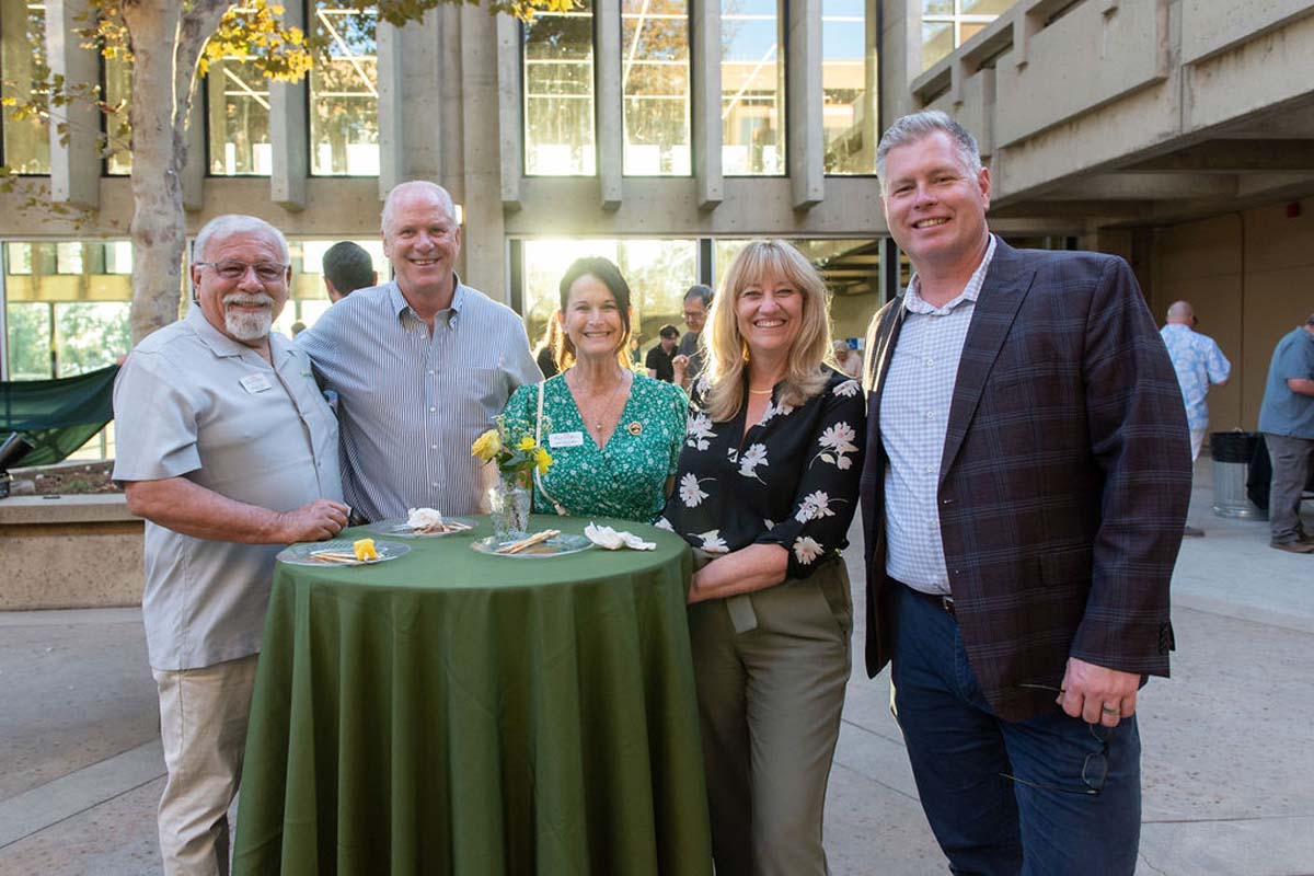 Attendees enjoying the naming ceremony