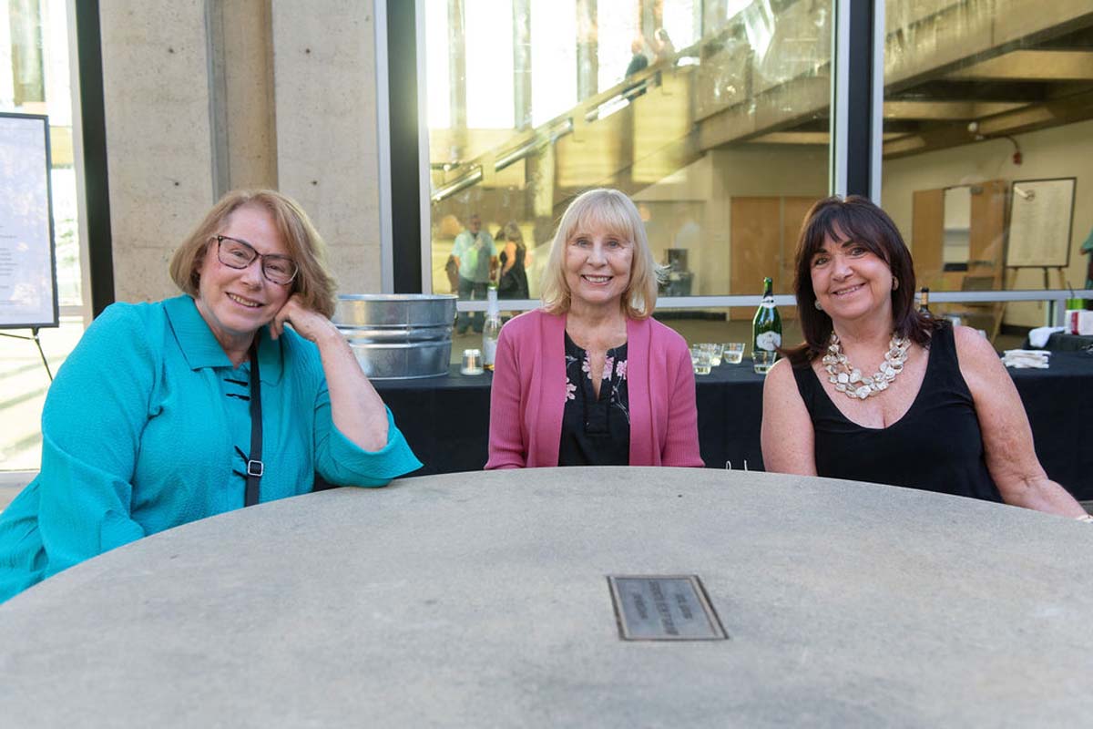 Attendees enjoying the naming ceremony