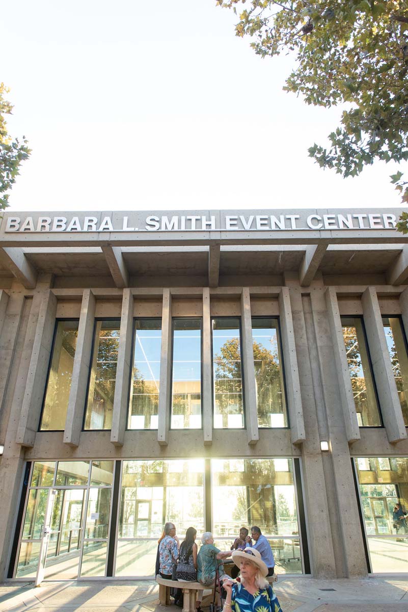 Attendees enjoying the naming ceremony