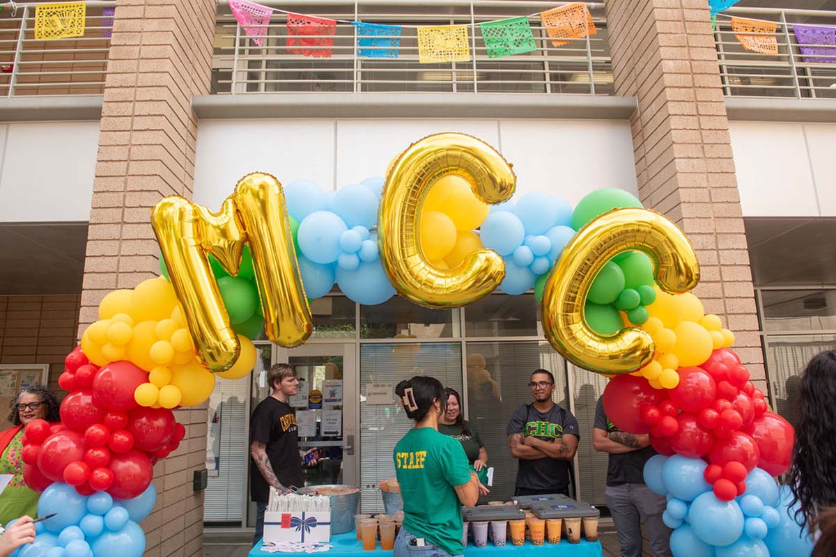 Attendees enjoing the Multicultural Center Grand Opening