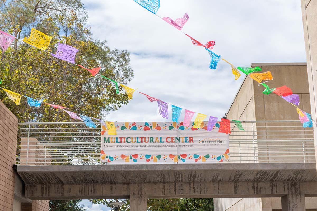 Attendees enjoing the Multicultural Center Grand Opening