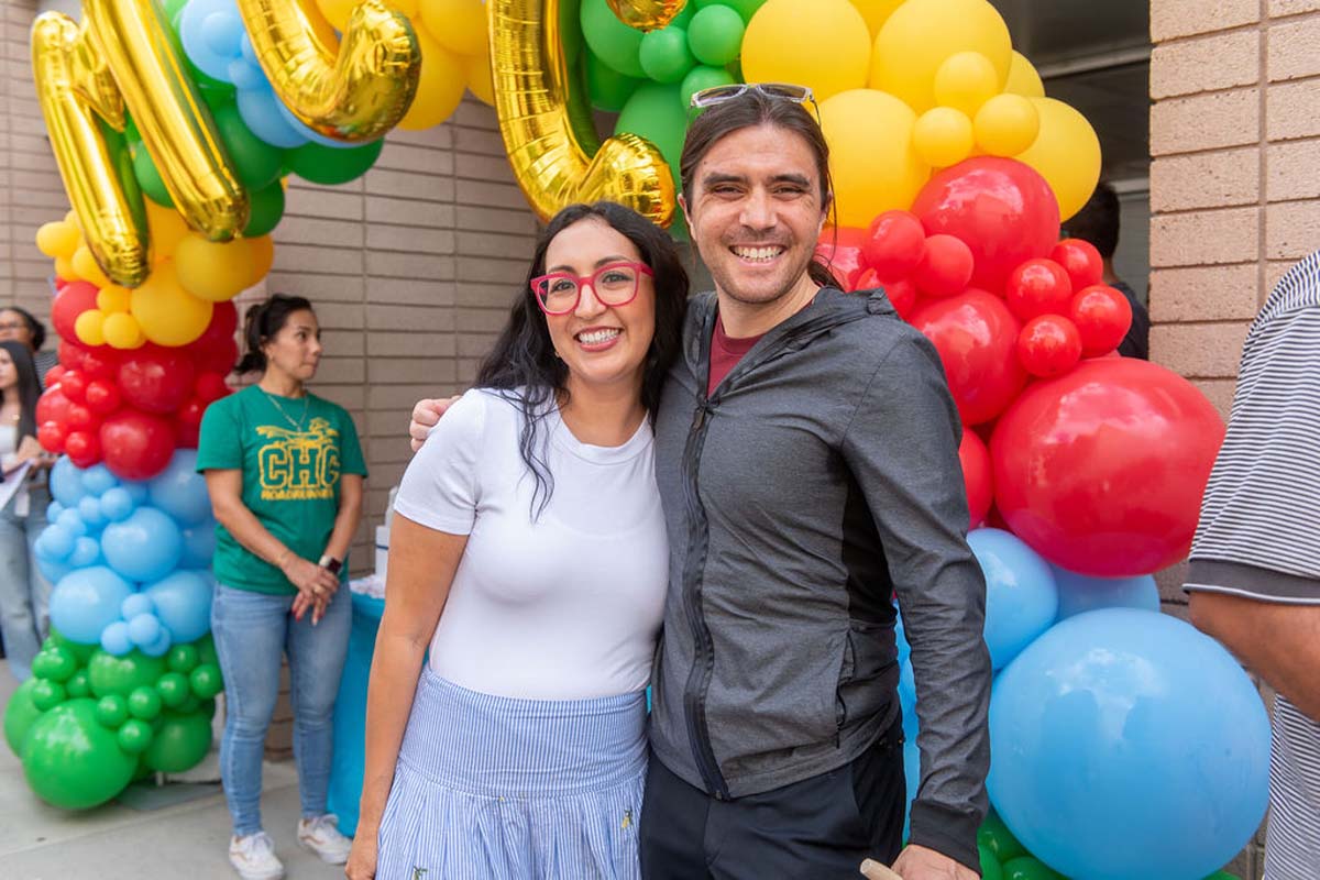 Attendees enjoing the Multicultural Center Grand Opening