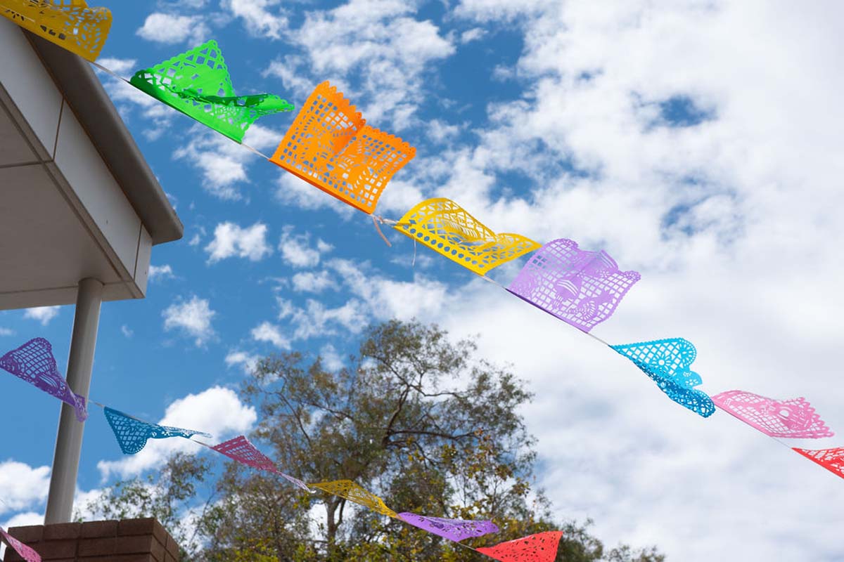 Attendees enjoing the Multicultural Center Grand Opening