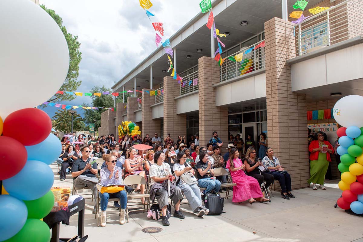Attendees enjoing the Multicultural Center Grand Opening