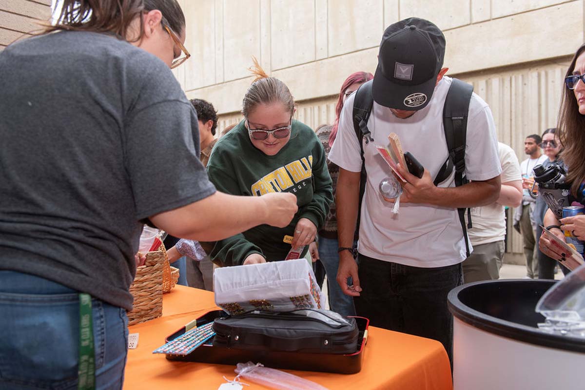 Attendees enjoing the Multicultural Center Grand Opening