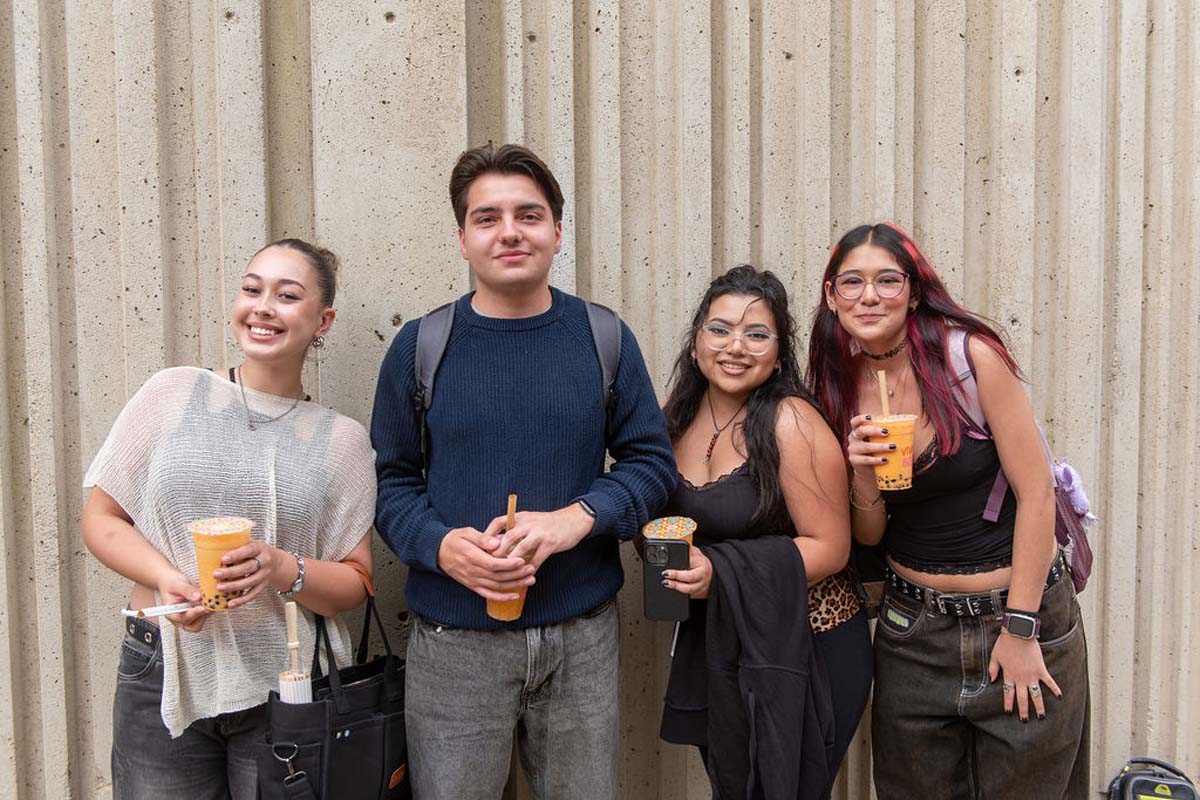 Attendees enjoing the Multicultural Center Grand Opening