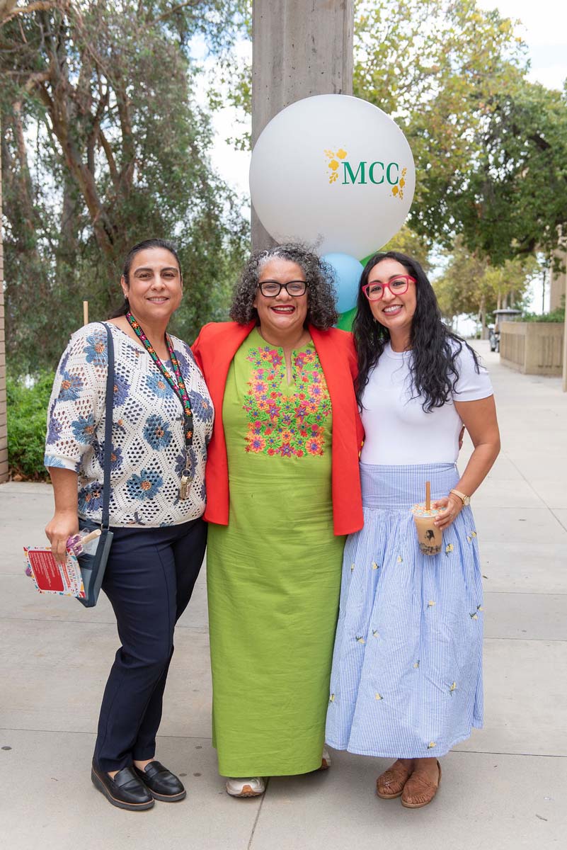 Attendees enjoing the Multicultural Center Grand Opening