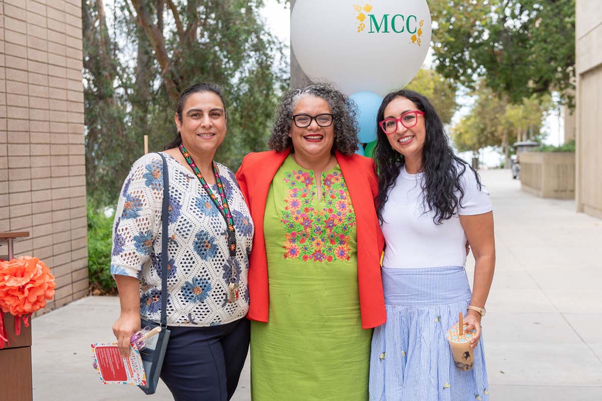 Attendees enjoing the Multicultural Center Grand Opening