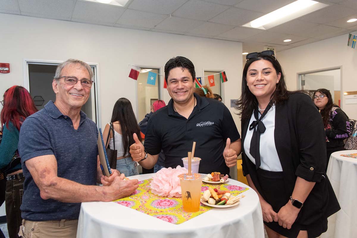 Attendees enjoing the Multicultural Center Grand Opening
