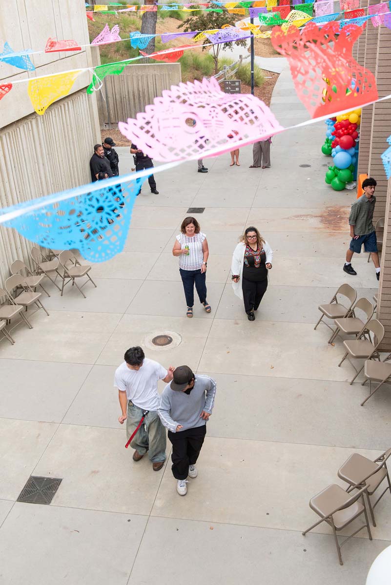 Attendees enjoing the Multicultural Center Grand Opening