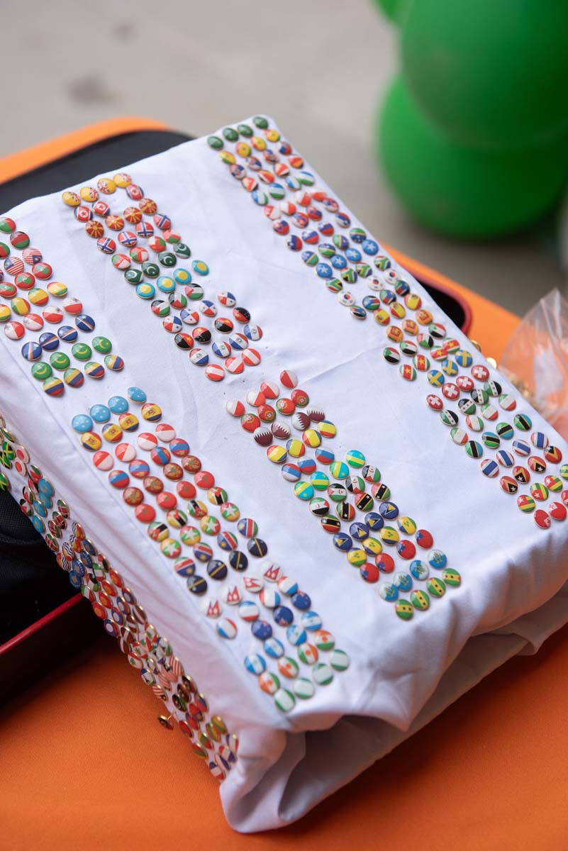 Attendees enjoing the Multicultural Center Grand Opening