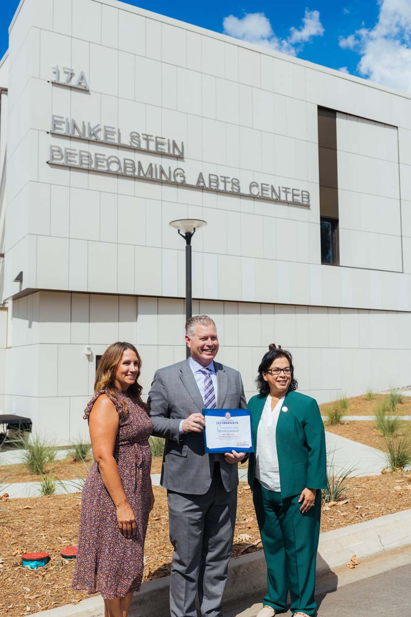 Performing Arts Center Ribbon Cutting
