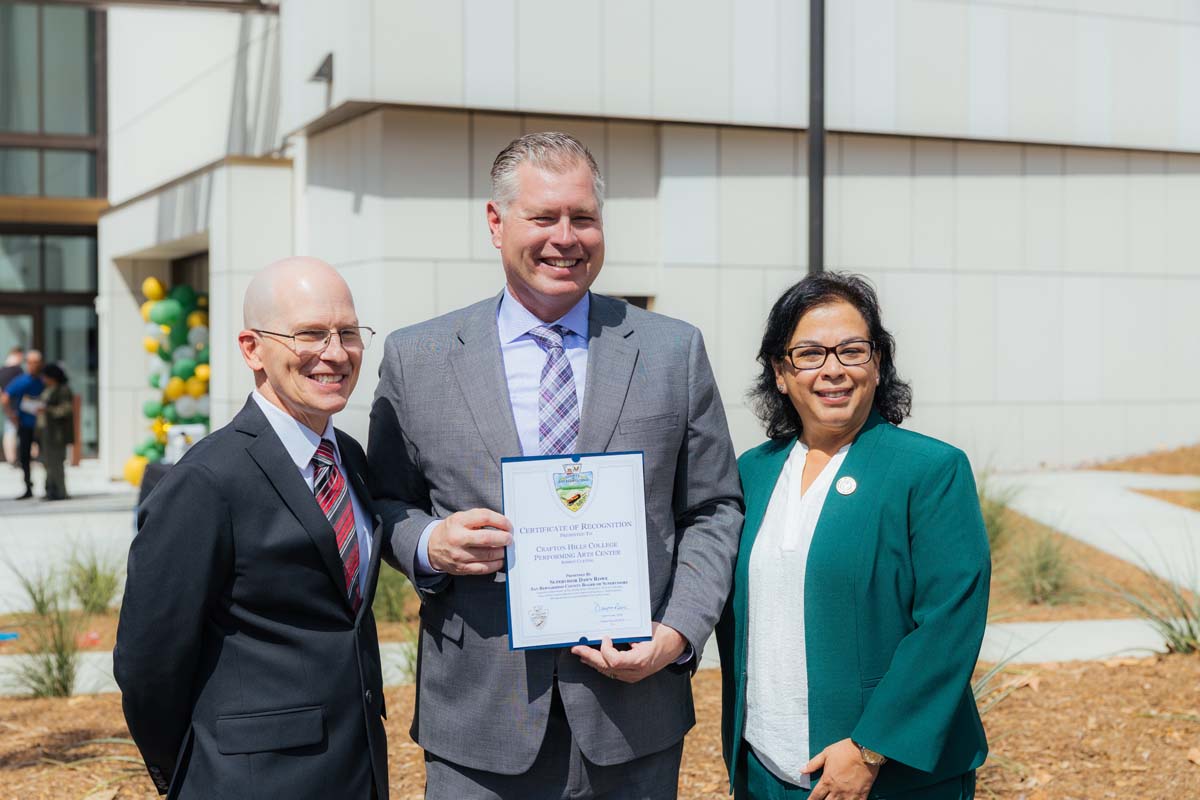 Performing Arts Center Ribbon Cutting