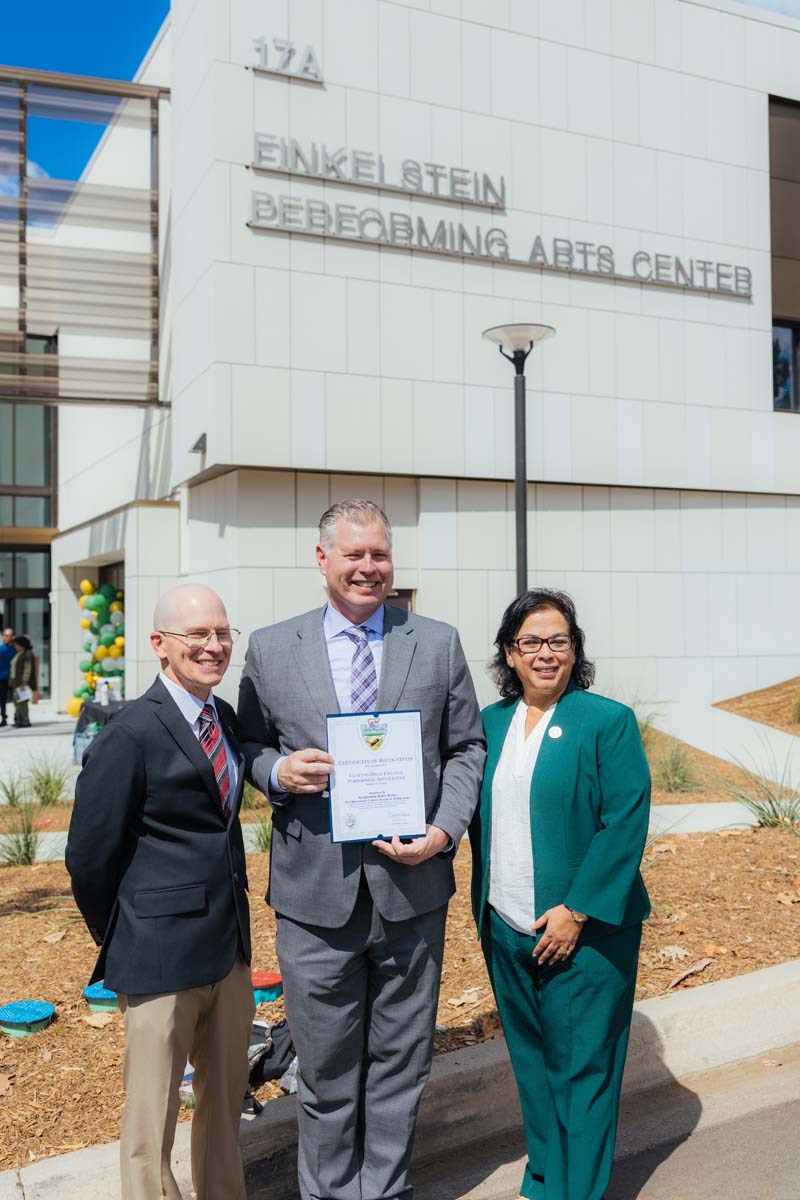 Performing Arts Center Ribbon Cutting