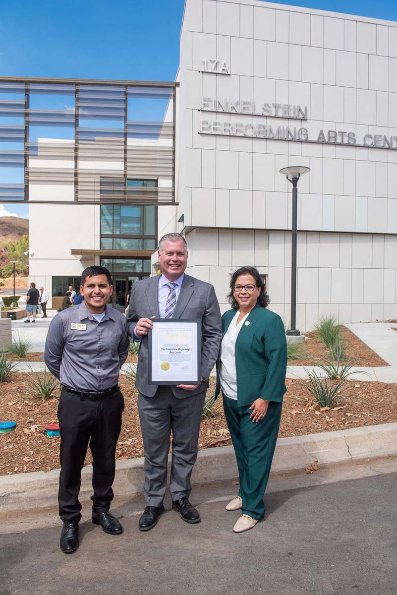 Performing Arts Center Ribbon Cutting