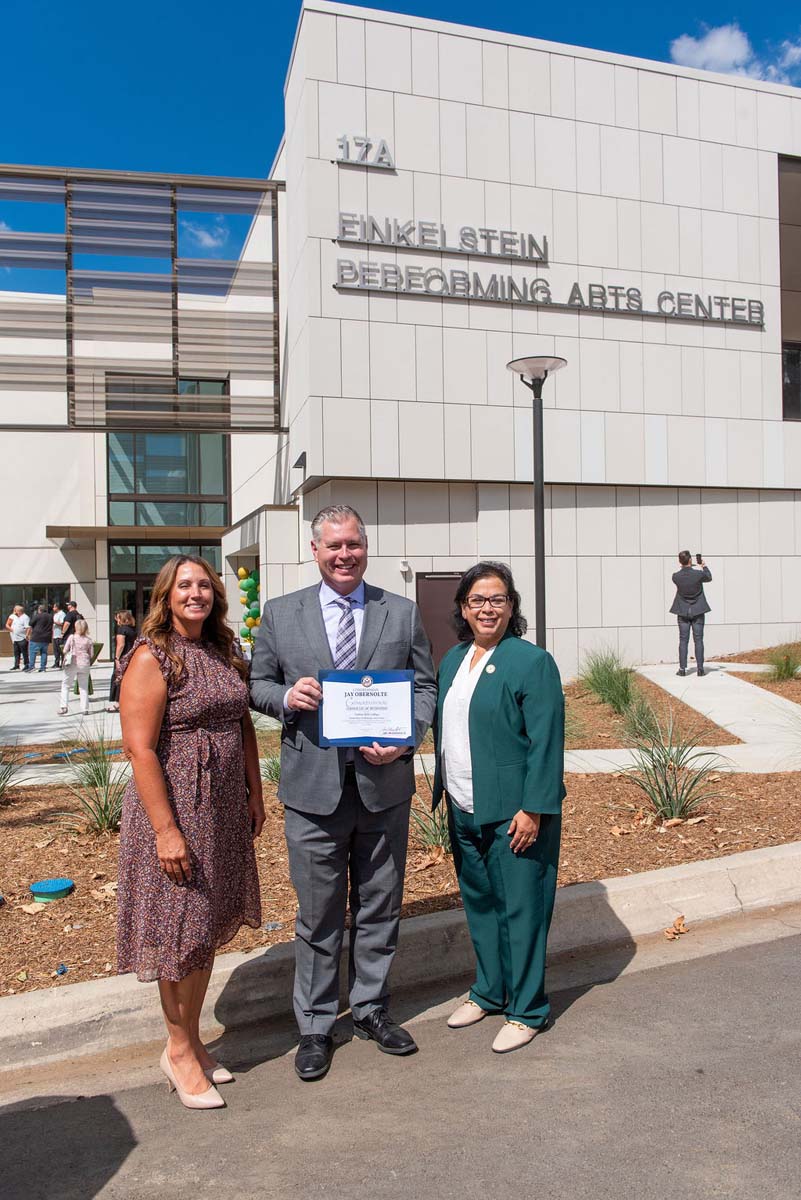Performing Arts Center Ribbon Cutting