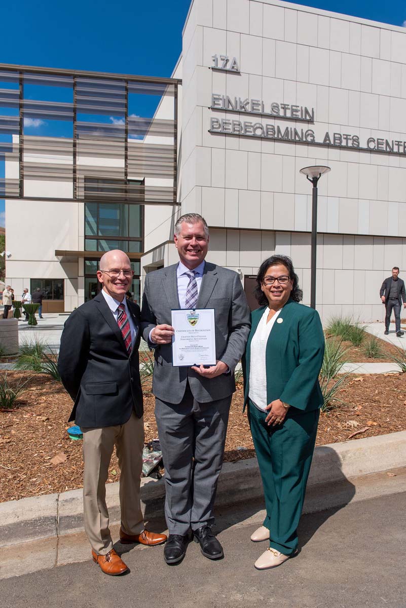 Performing Arts Center Ribbon Cutting