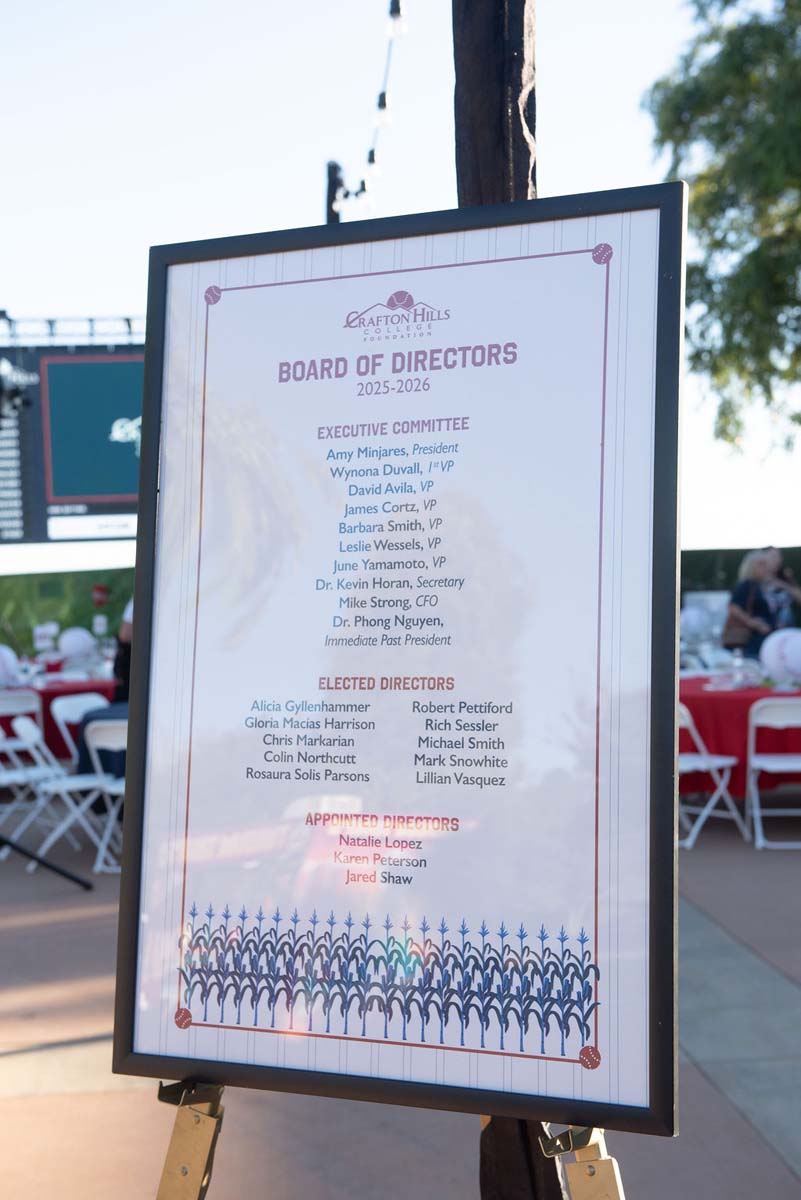 Crafton Hills College Field of Dreams Gala