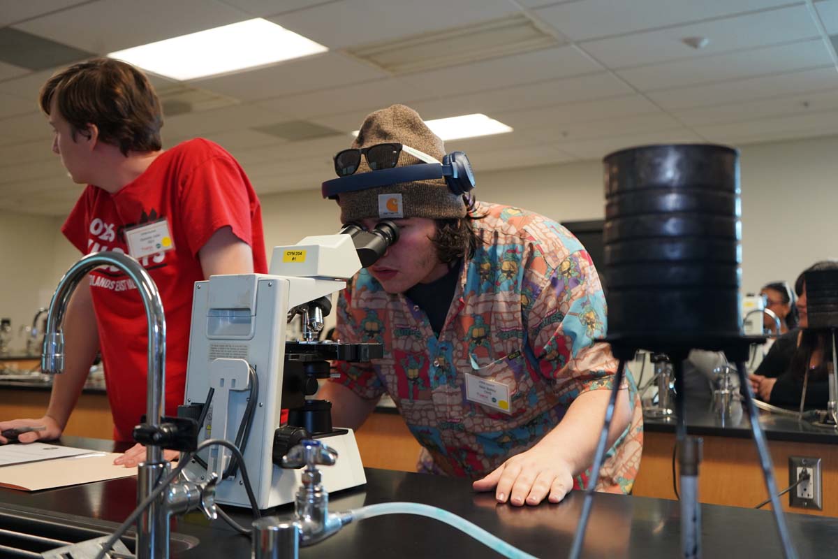 Students attend the STEM Summit at CHC.