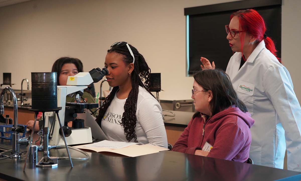 Students attend the STEM Summit at CHC.