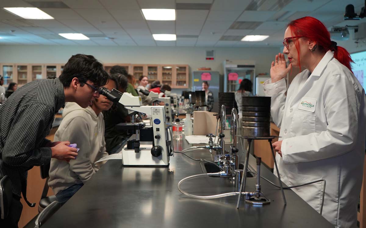 Students attend the STEM Summit at CHC.