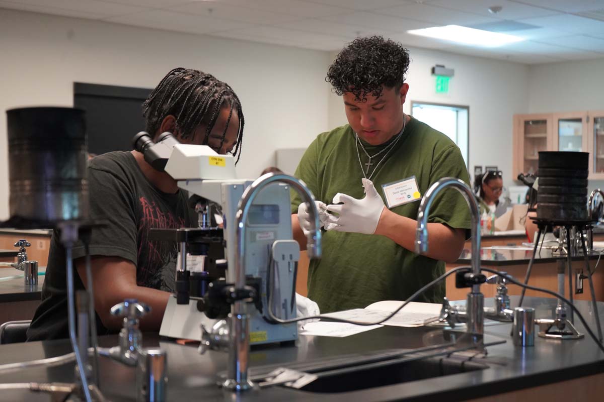Students attend the STEM Summit at CHC.