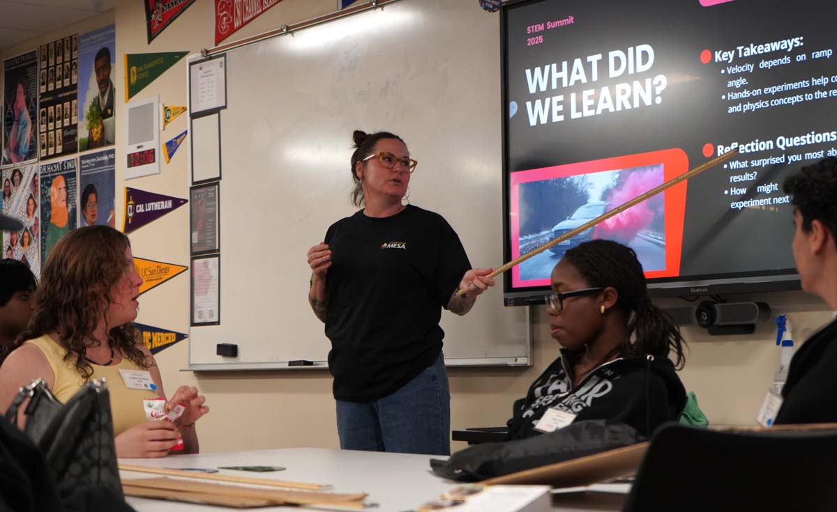 Students attend the STEM Summit at CHC.