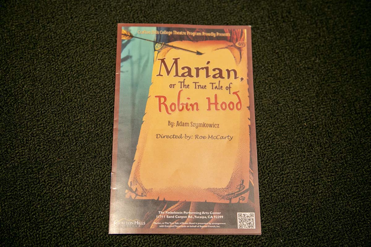 CHC theatre students perform in Marian or the True Tale of Robin Hood.