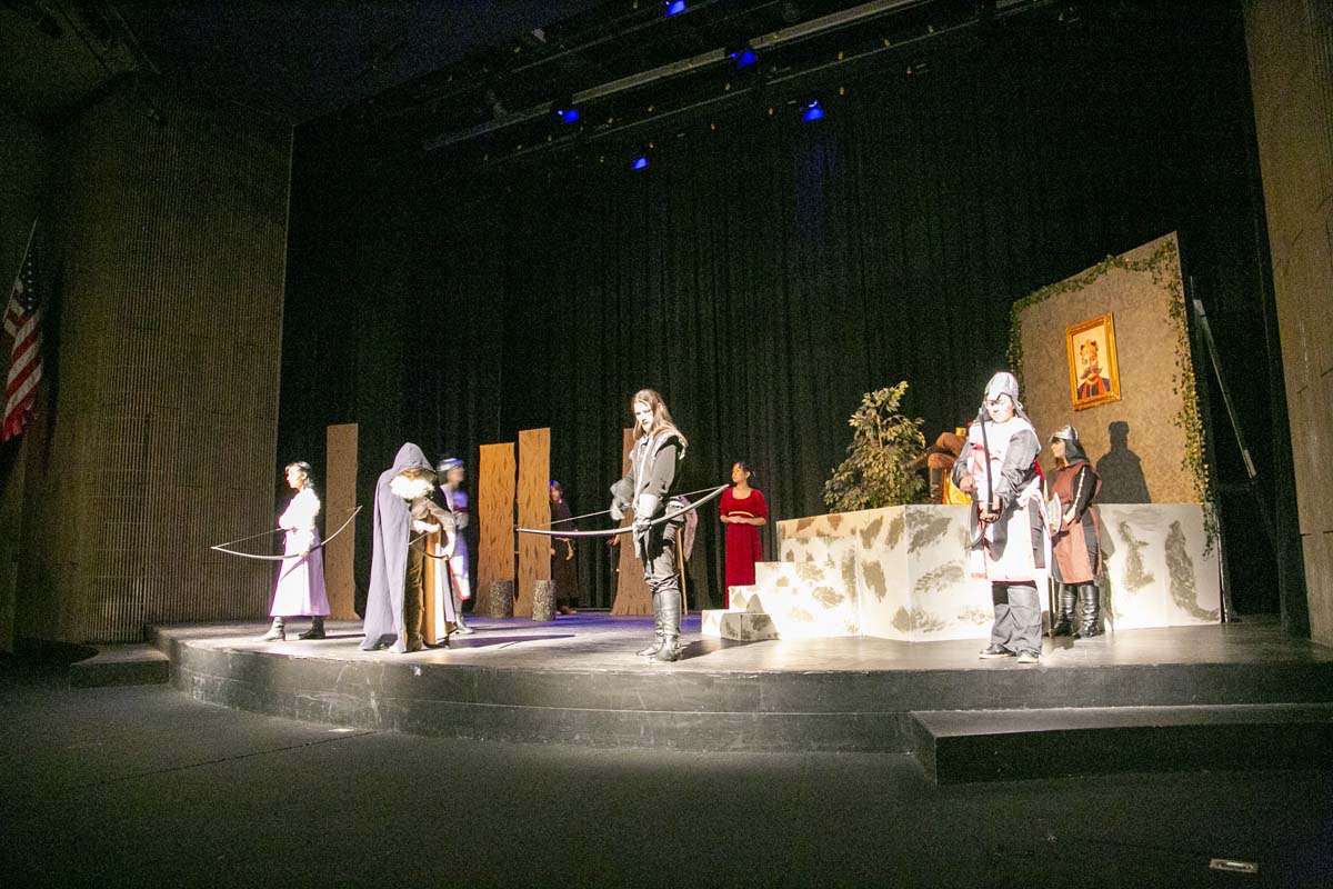 CHC theatre students perform in Marian or the True Tale of Robin Hood.