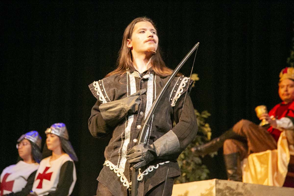 CHC theatre students perform in Marian or the True Tale of Robin Hood.