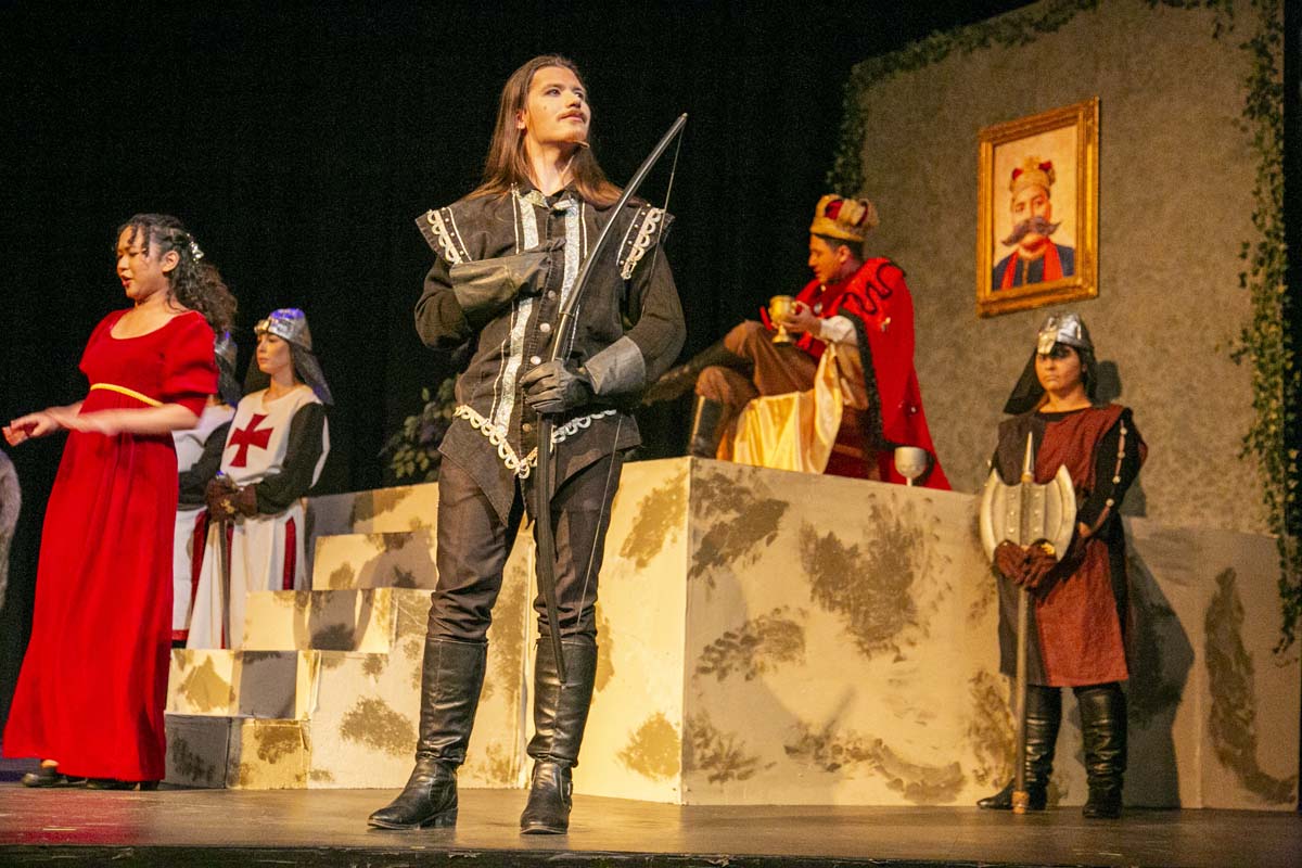 CHC theatre students perform in Marian or the True Tale of Robin Hood.