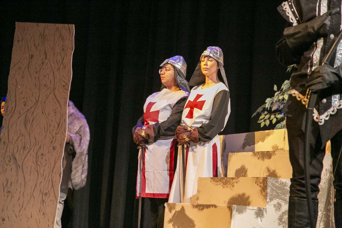 CHC theatre students perform in Marian or the True Tale of Robin Hood.