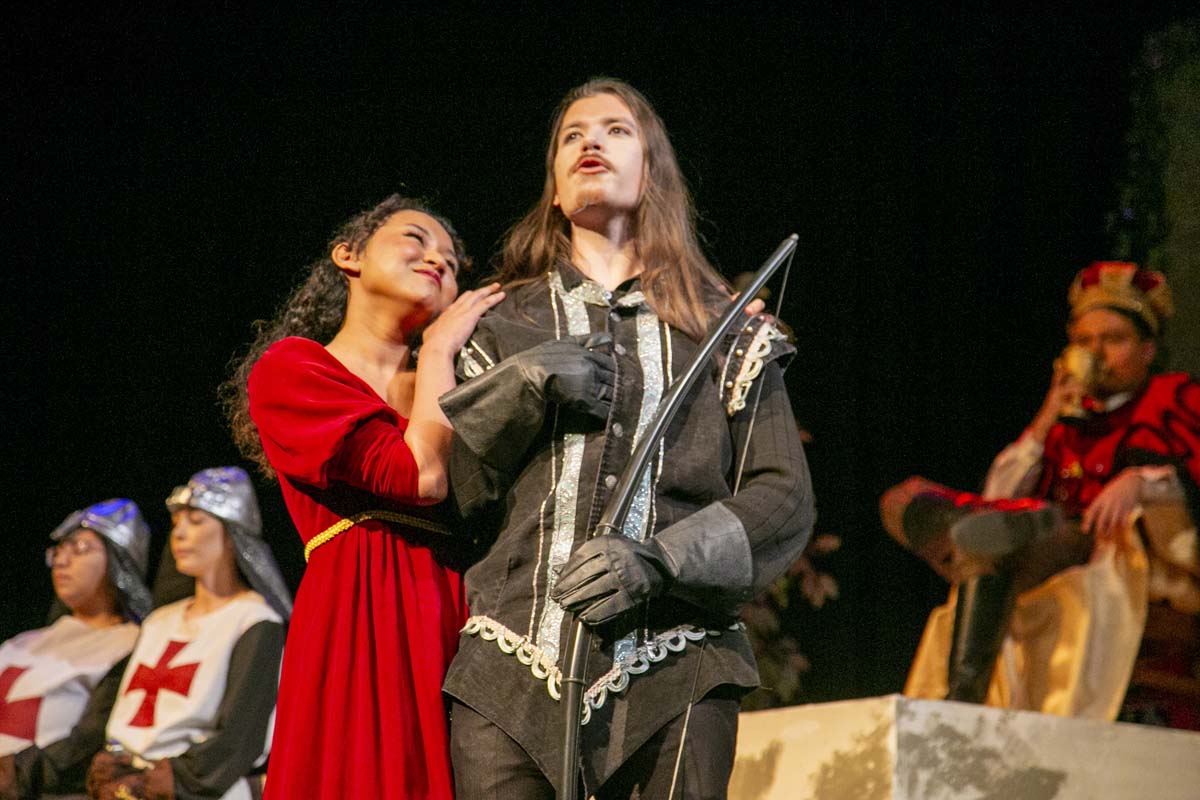 CHC theatre students perform in Marian or the True Tale of Robin Hood.