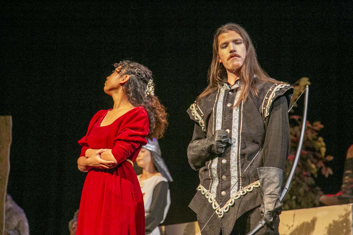 CHC theatre students perform in Marian or the True Tale of Robin Hood.