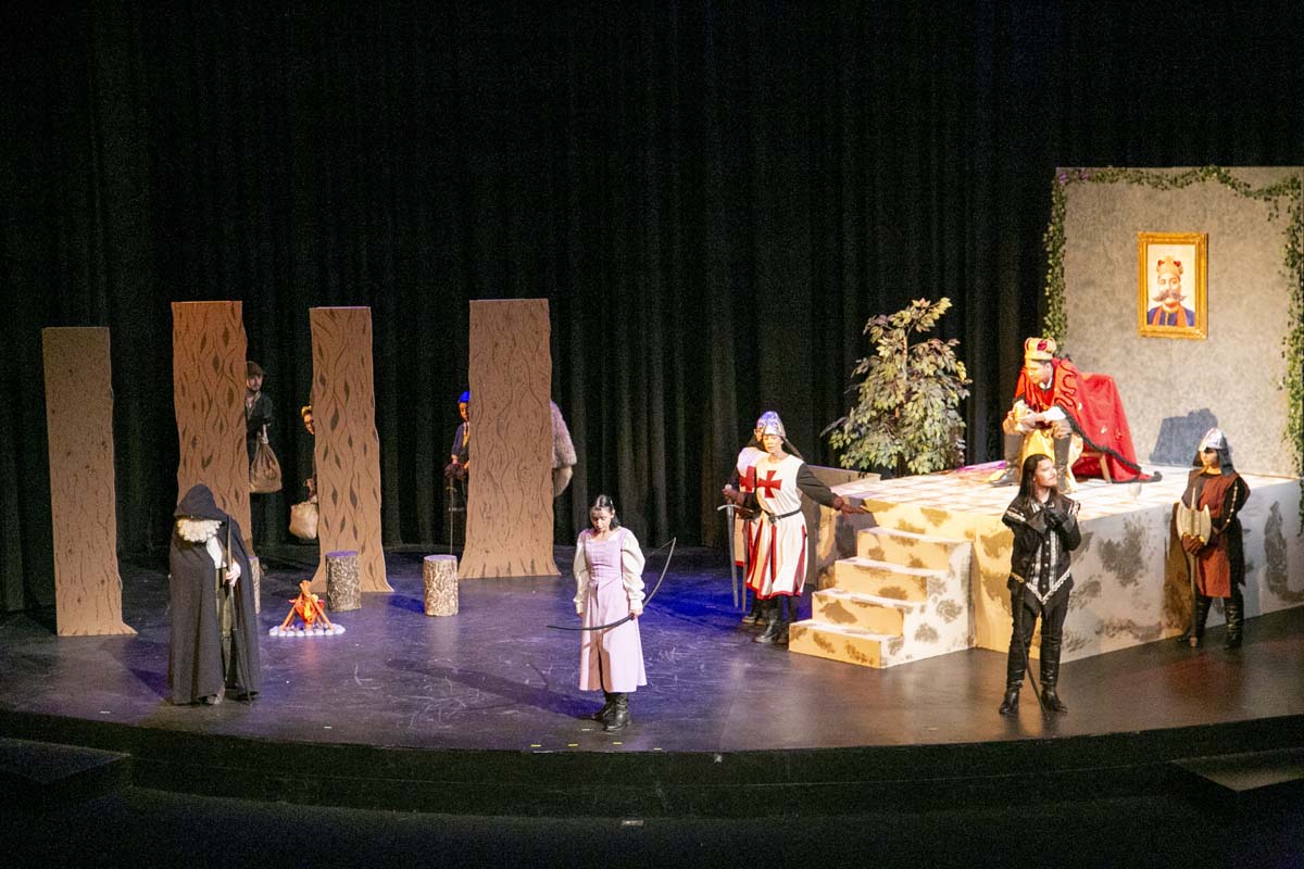 CHC theatre students perform in Marian or the True Tale of Robin Hood.