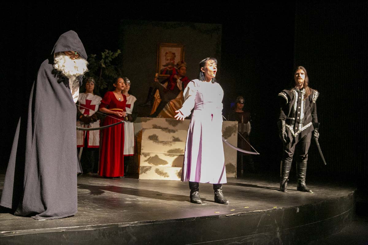 CHC theatre students perform in Marian or the True Tale of Robin Hood.