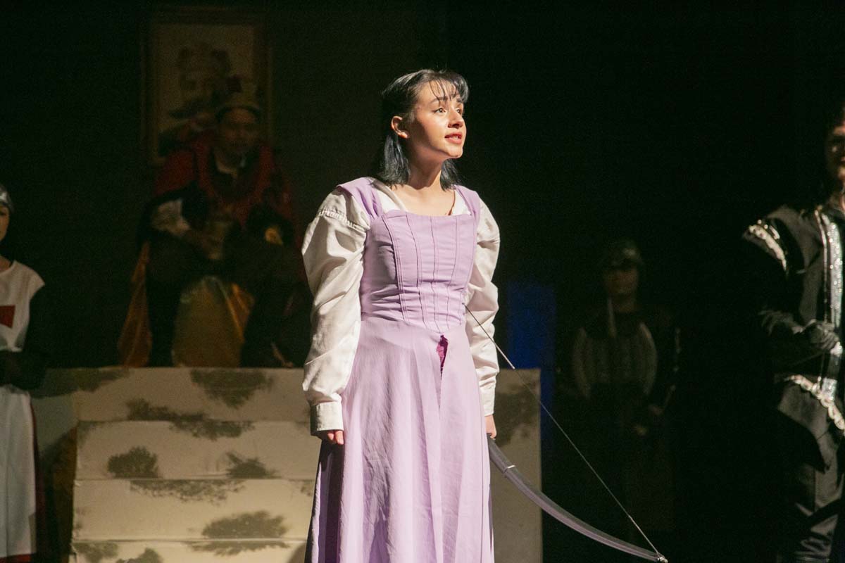 CHC theatre students perform in Marian or the True Tale of Robin Hood.