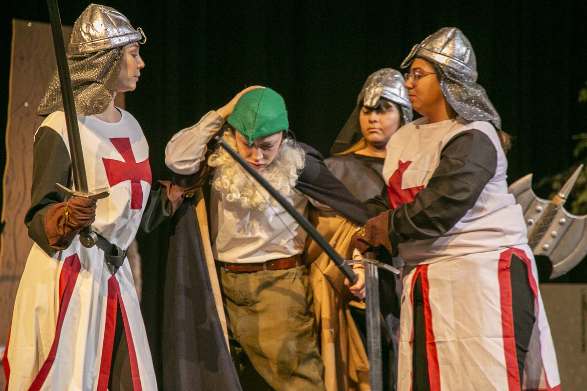 CHC theatre students perform in Marian or the True Tale of Robin Hood.