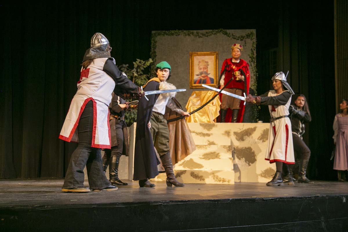CHC theatre students perform in Marian or the True Tale of Robin Hood.