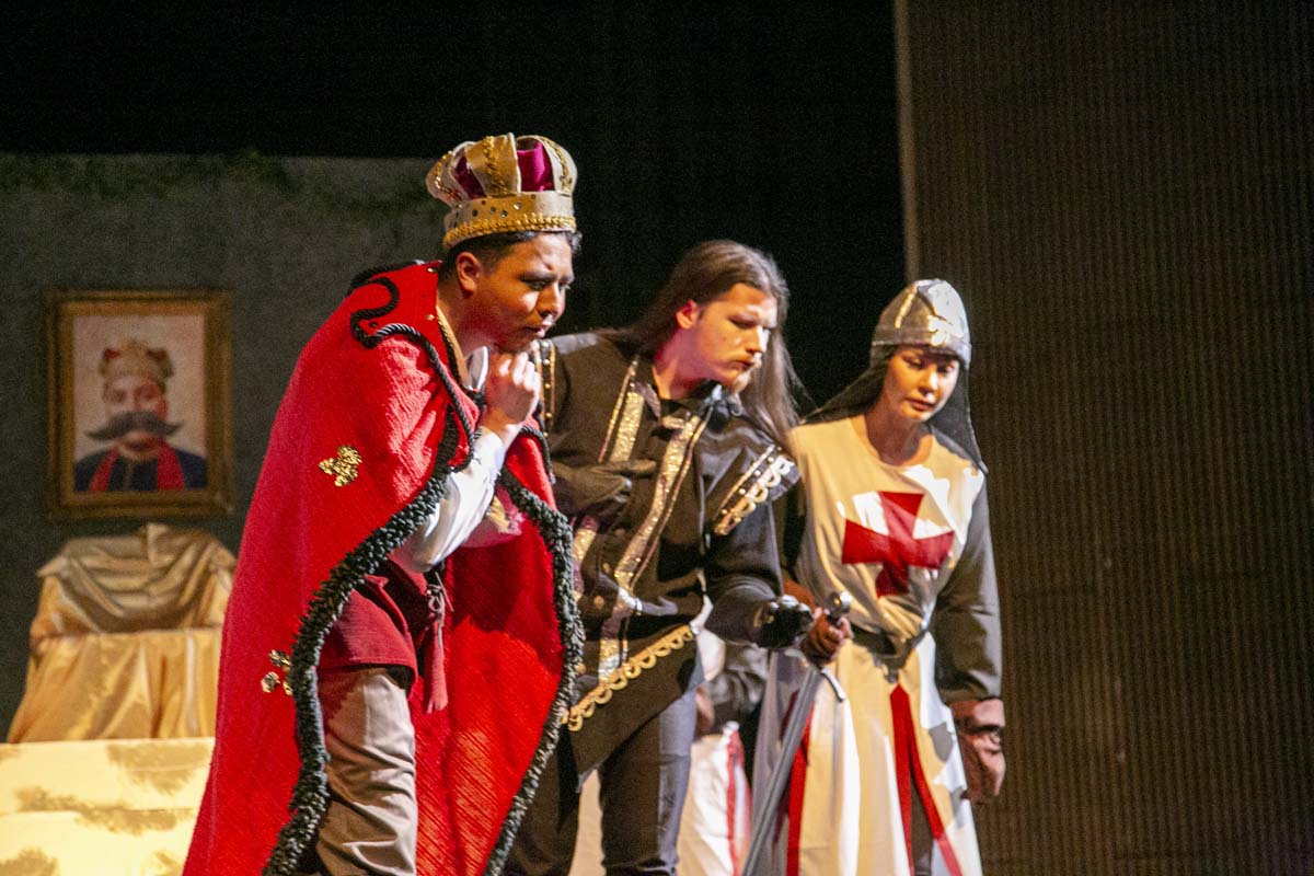 CHC theatre students perform in Marian or the True Tale of Robin Hood.