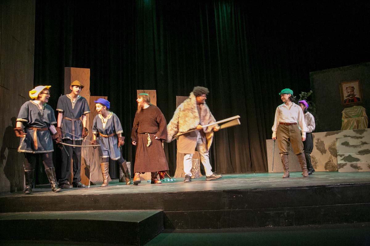 CHC theatre students perform in Marian or the True Tale of Robin Hood.