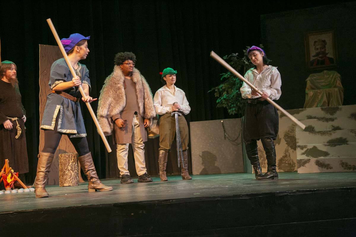 CHC theatre students perform in Marian or the True Tale of Robin Hood.