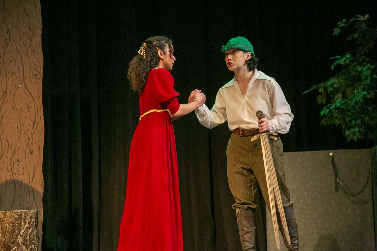 CHC theatre students perform in Marian or the True Tale of Robin Hood.