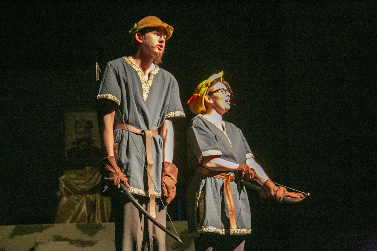 CHC theatre students perform in Marian or the True Tale of Robin Hood.