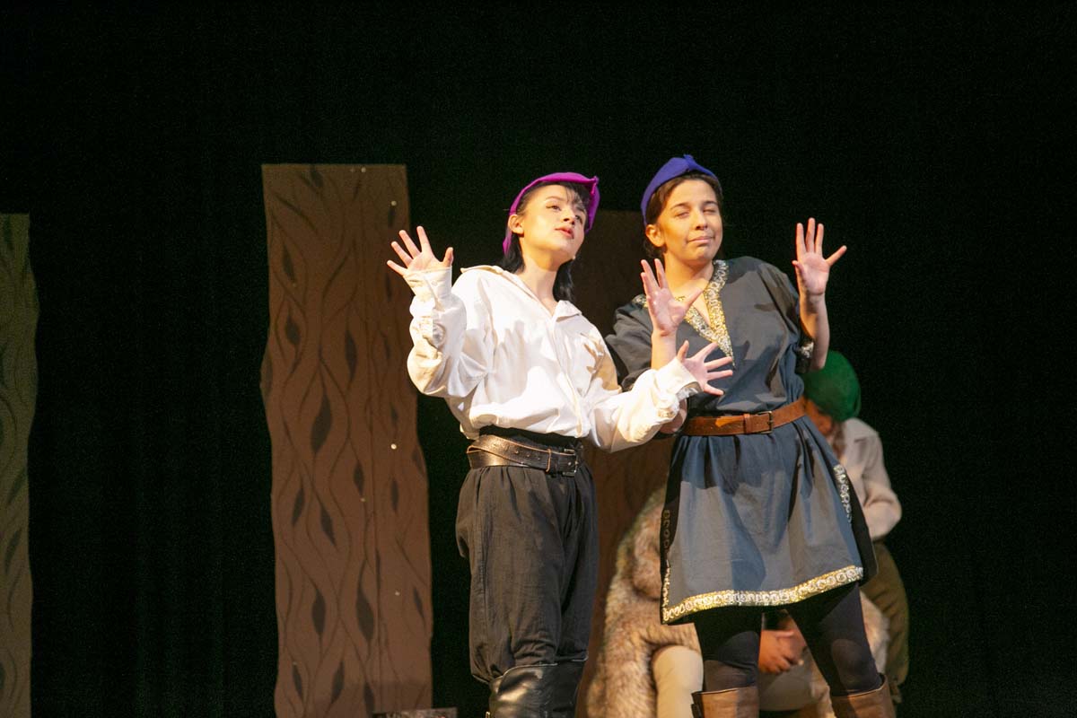 CHC theatre students perform in Marian or the True Tale of Robin Hood.