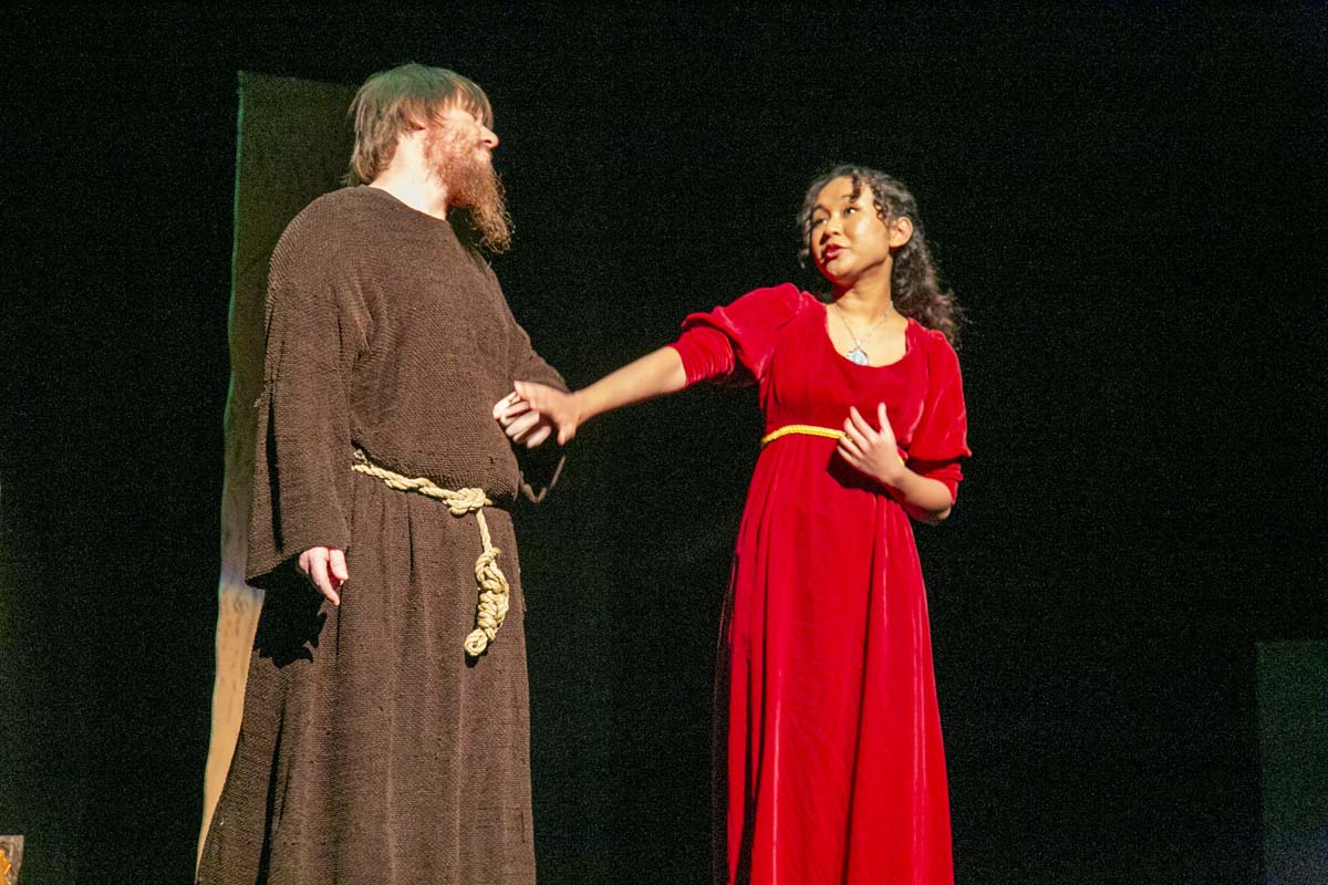 CHC theatre students perform in Marian or the True Tale of Robin Hood.